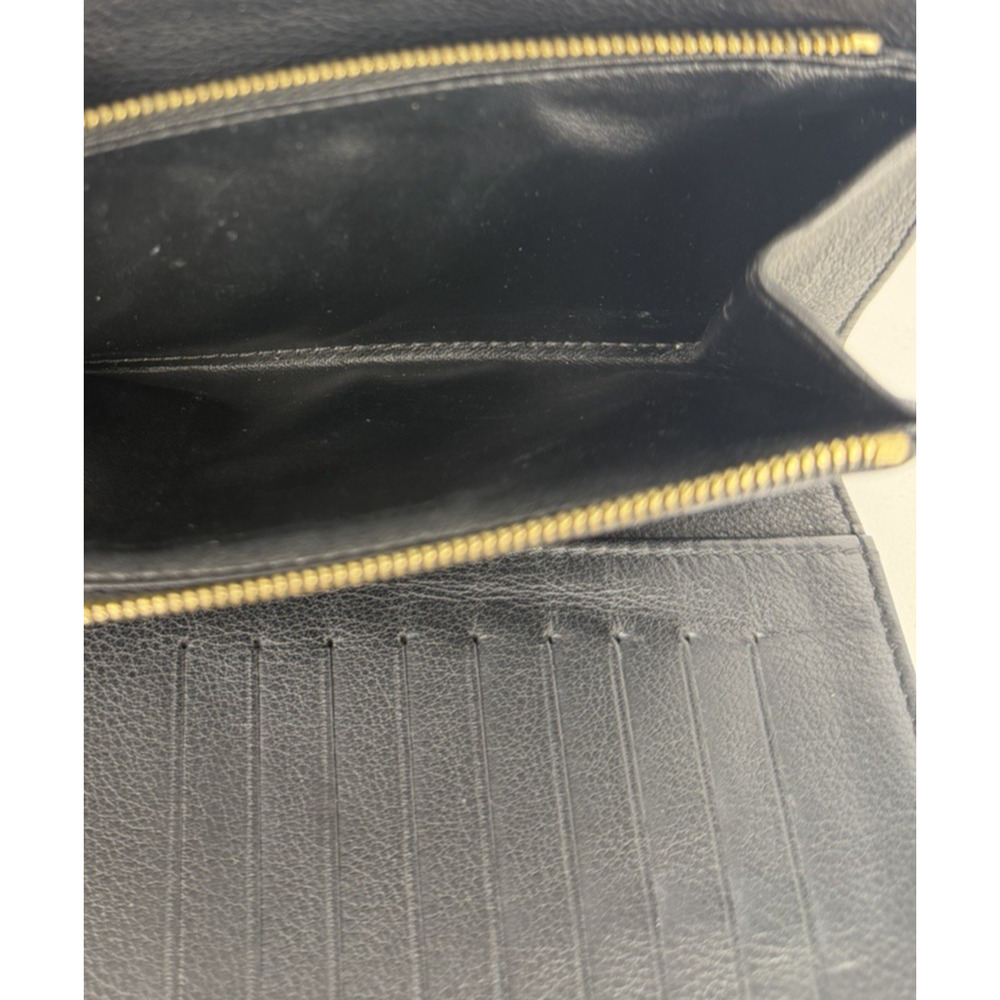 Louis Vuitton Mahina Amelia Wallet Textured Leather & Gold-tone PushLock K1 - Picture 16 of 16